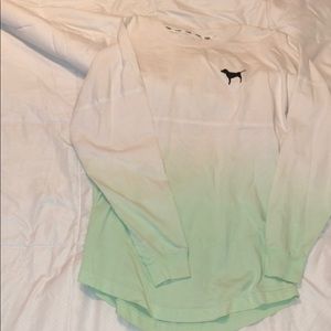 Victoria’s Secret green ombré long sleeve